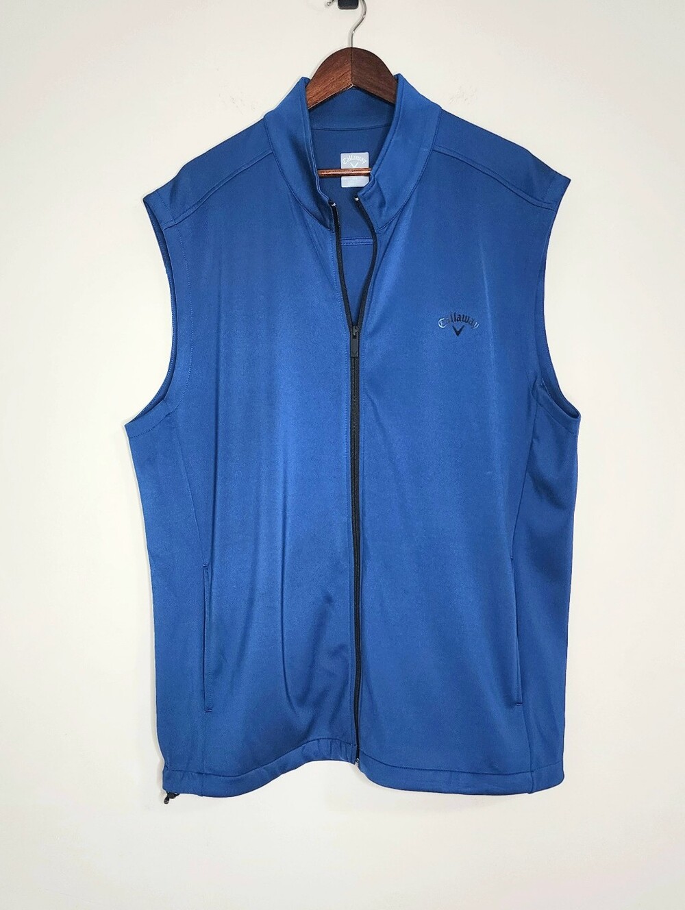 Callaway Men's Weather Series Teal Sleeveless Full-Zip Athletic Golf Vest XXL